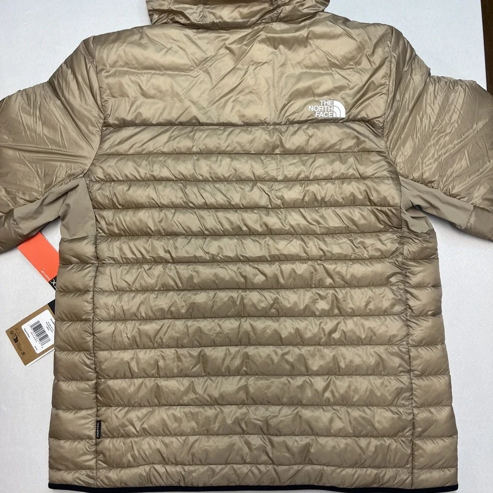 The North Face Terra Peak Zip-Up Hoodie Coat Mens Large Mushroom Gray (Tan)